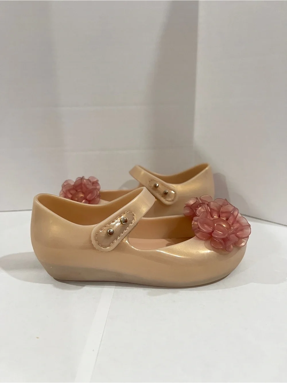 Mini Melissa Ultragirl Springtime Pearly Pink Girls kids Size 9 Waterproof Comfy
